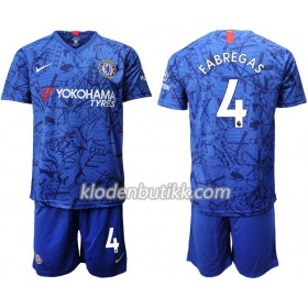 Chelsea Fabregas 4 Barn Hjemmedraktsett 2019-2020 Kortermet (+ Korte bukser)